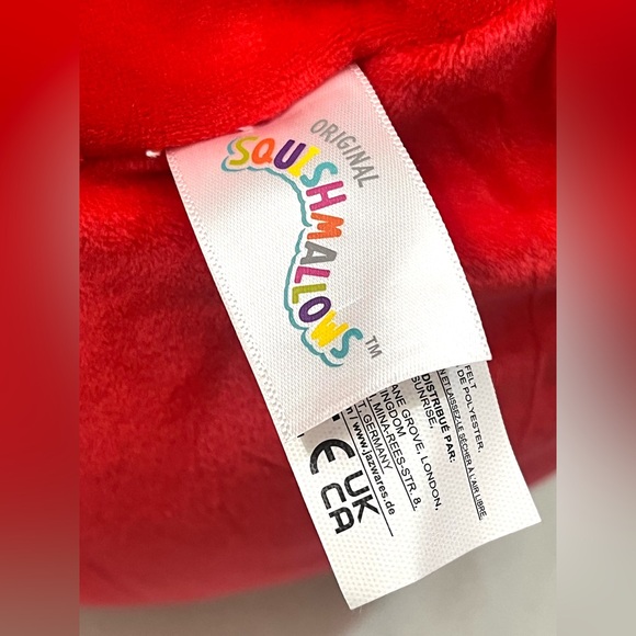 Squishmallows Baiden Red Dragon Plush Gold Accents with Boba Drink NWT - Picture 11 of 16